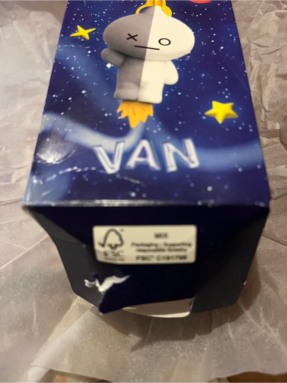 2026 McDonald’s BT21 VAN Happy Meal Toy Keychain BTS Character With Box